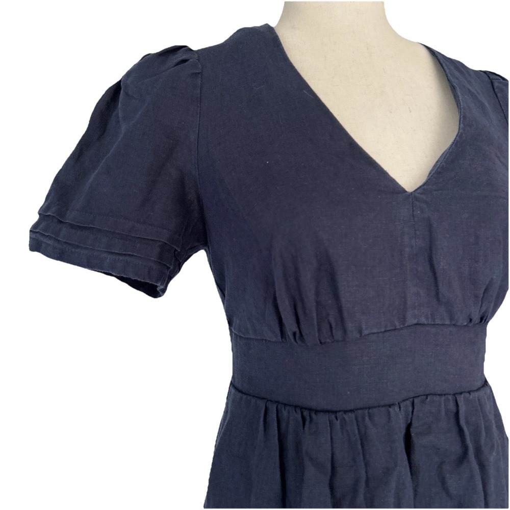 Boden Dress Eve Linen Short Dress 2P Breezy Summer Dainty Feminine A-Line - Picture 8 of 16